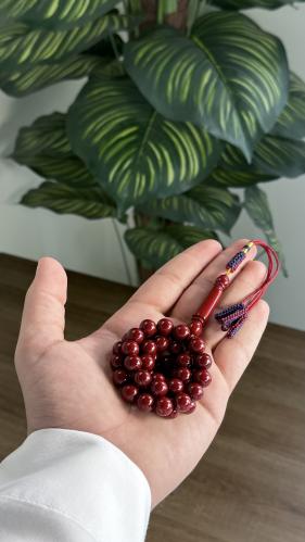 مسباح عنابي كركوشه احمر مع ازرق