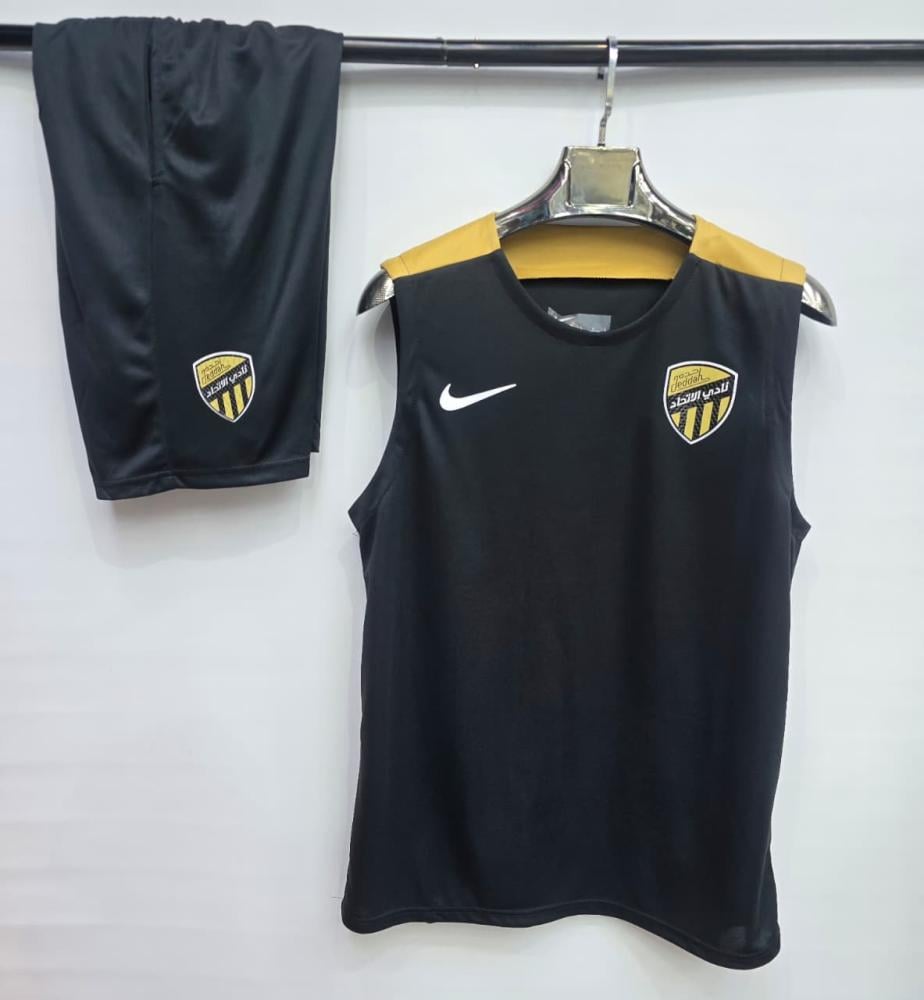طقم الاتحاد الاسود 2025 كت تمارين من متجر الهدف صح - alhadfsh