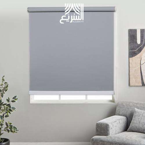 ستائر رول صن سكرين - رصاصي فاتح
