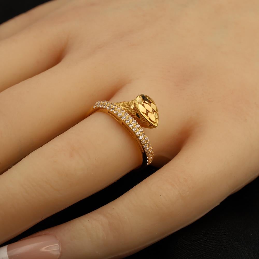 Lazurde gold ring size 17 الموقع الرسمي مجوهرات علي الصقعبي السعودية