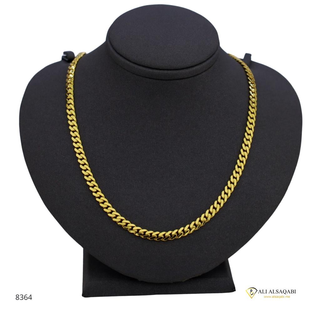 سلسال جنزير ذهب - عيشي فخامة الذهب