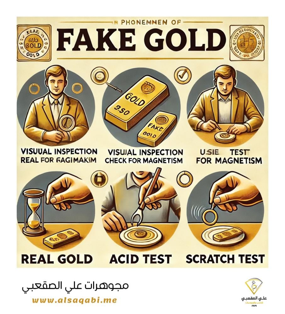 How can I tell if gold is real or fake?
