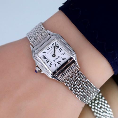 ساعة ذهب أبيض Cartier GENIVE (M)