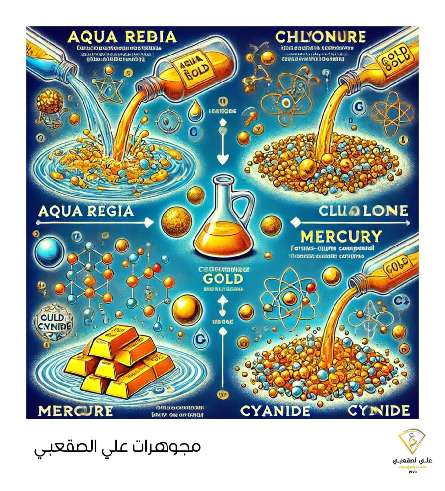 هل يمكن للذهب أن يتأثر بالمواد الكيميائية؟