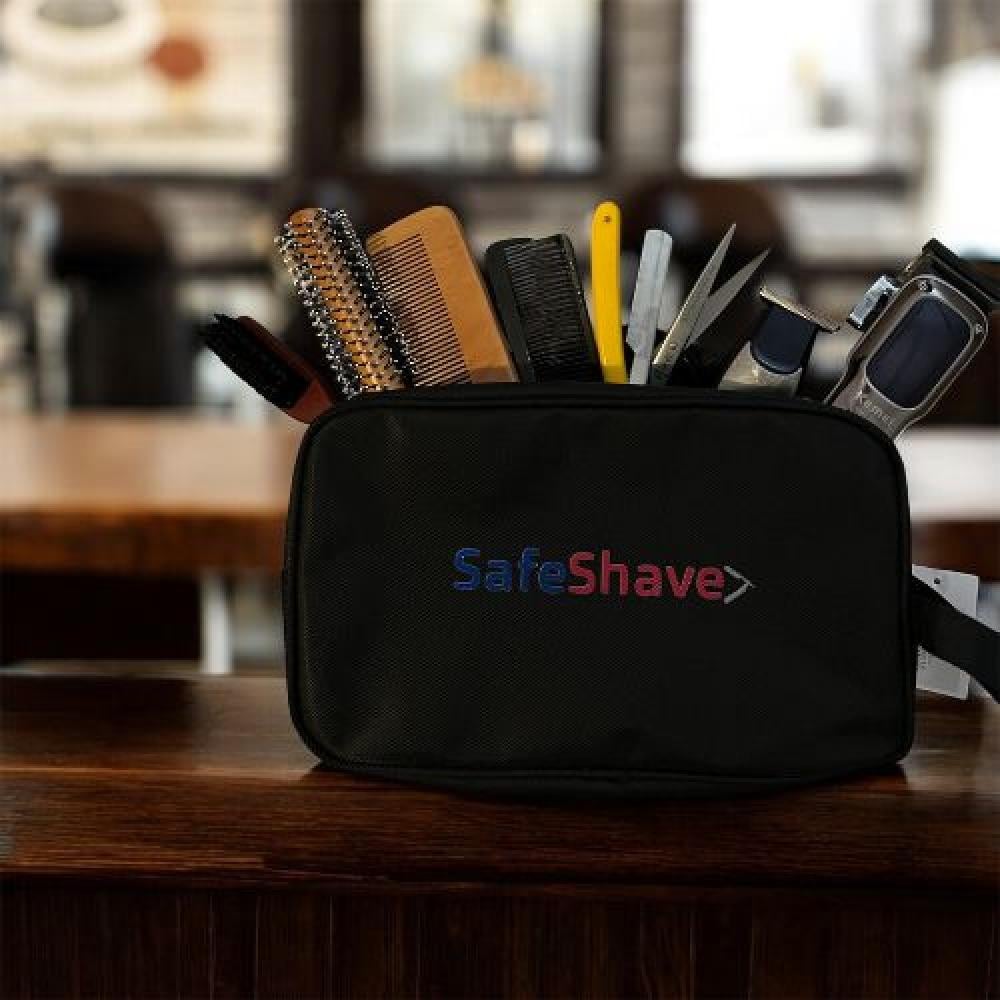 شنطة حلاقة احترافية للرجال بتصميم أنيق وأدوات متكاملة