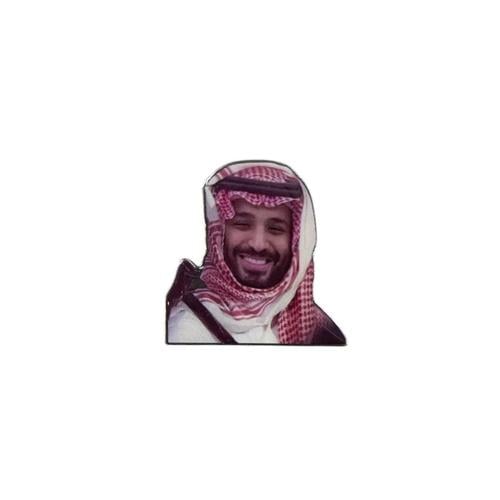 ملصق حديد لصق 3M صورة ولي العهد محمد بن سلمان