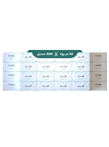 بكج مناديل 600 فائقة النعومة