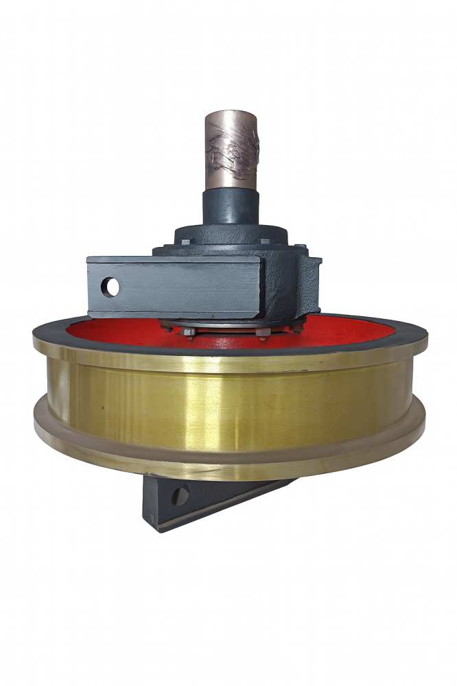 LT WHEEL WITH SHAFT 50/15TON OVERHEAD CRANE LADLE LIFTING