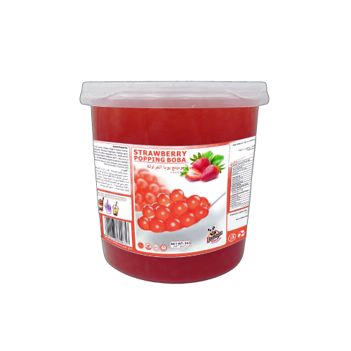 كرات بوبا بابلز الفراولة 3 كيلو | Strawberry Boba...