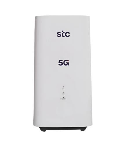 راوتر 5G CPE 5 من STC لون ابيضH155-381 يدعم جميع ا...
