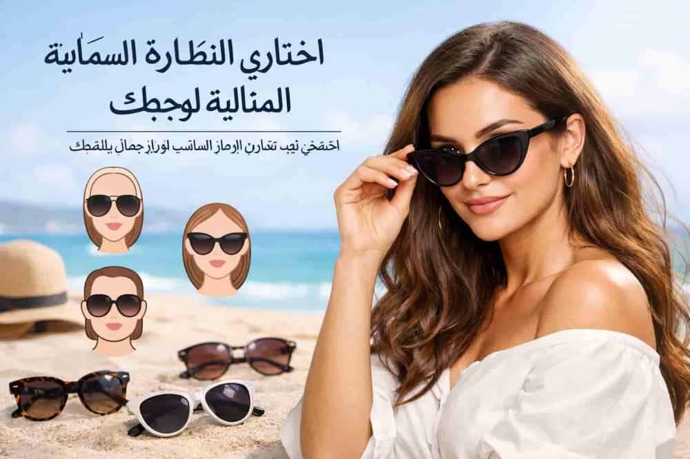 كيف تختار النظارة الشمسية المناسبة لوجهك