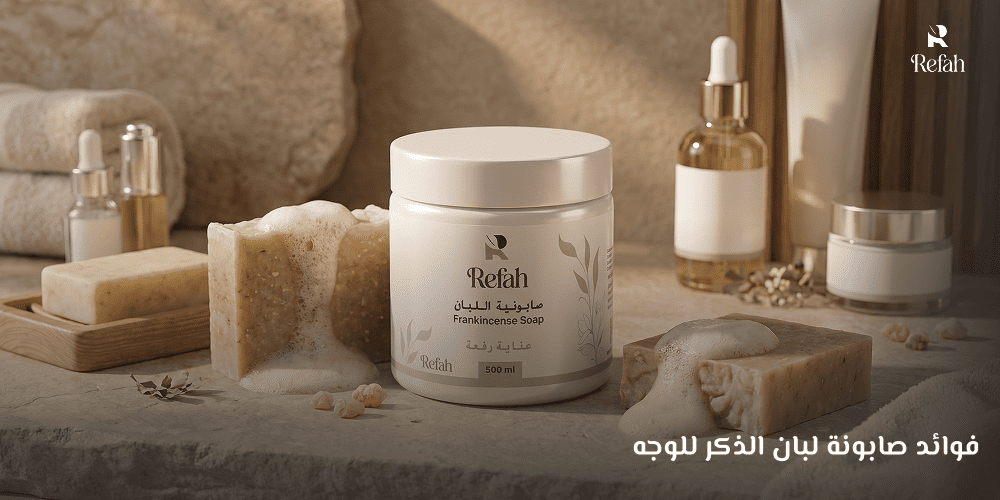 فوائد صابونة لبان الذكر للوجه