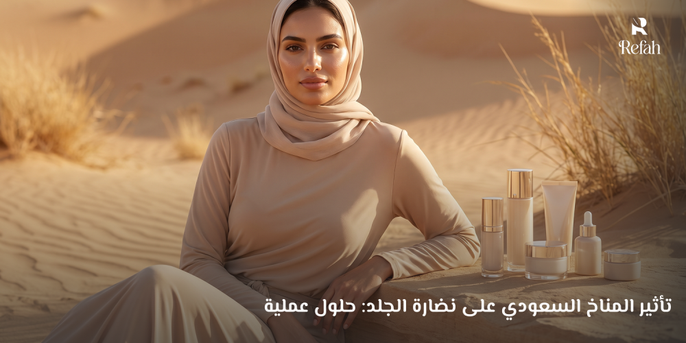 تأثير المناخ السعودي على نضارة الجلد: حلول عملية