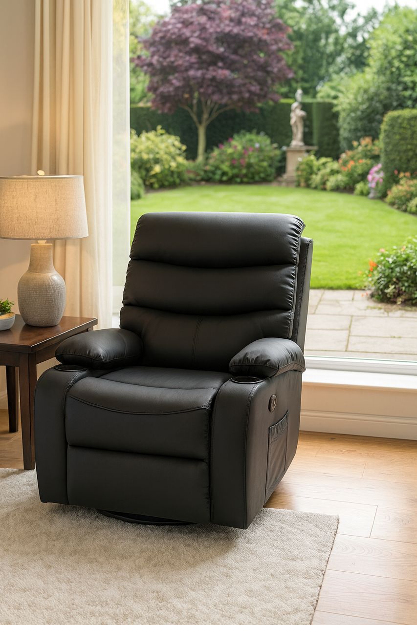 كرسي استرخاء هزاز دوار بالوان مختلفة