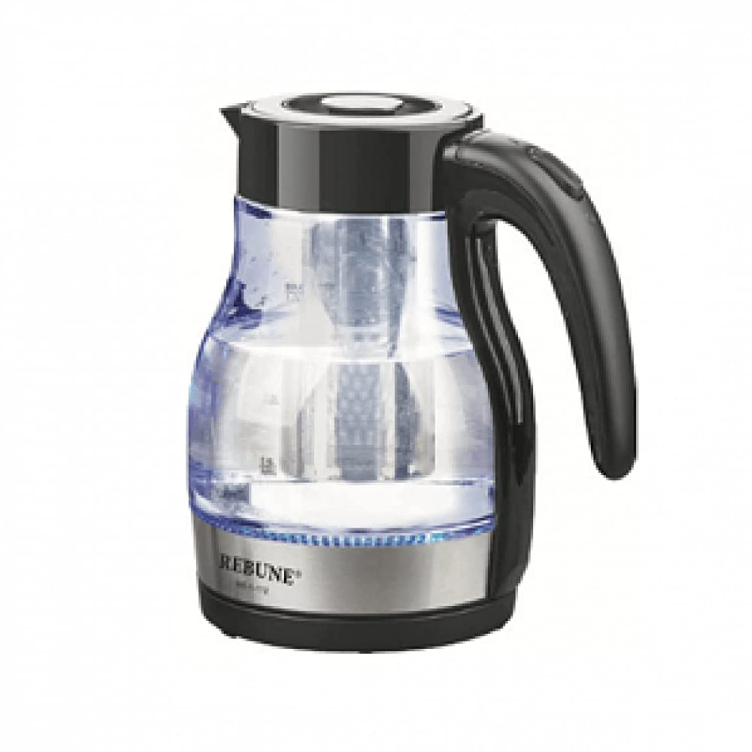 غلاية ريبون الكهربائية غلاية زجاجية بسعة 1.7