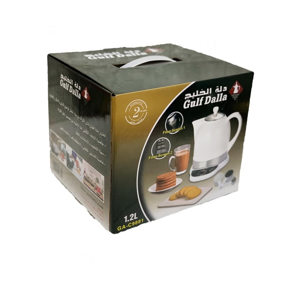 دلة الخليج الكهربائية بسعة 1.2 لتر