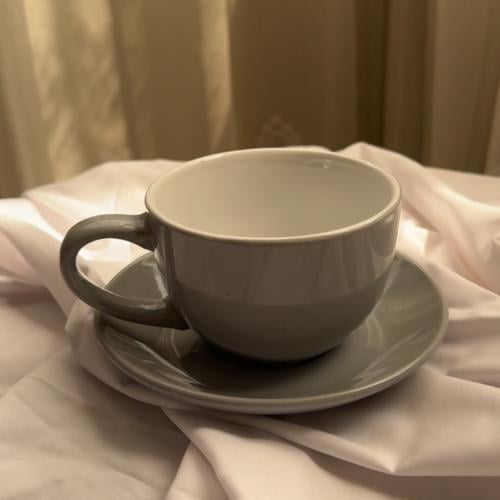 كوب قهوه ( رمادي )