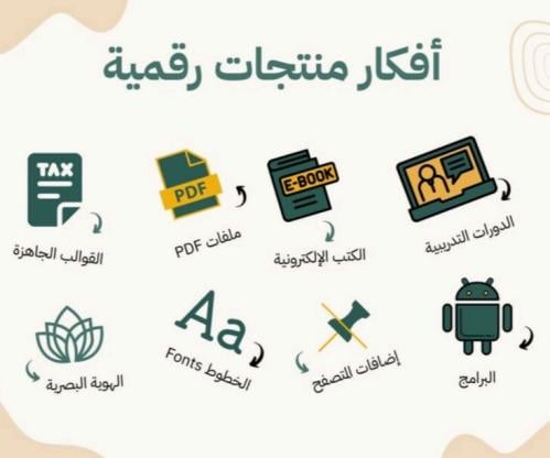 أفكار منتجات رقميه
