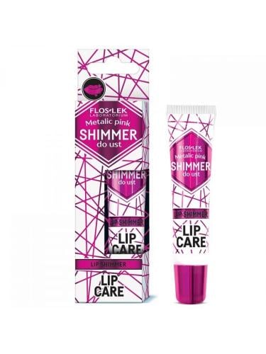 FLOSLEK METALIC PINK SHIMMER LIP CARE 10g فلوسليك...