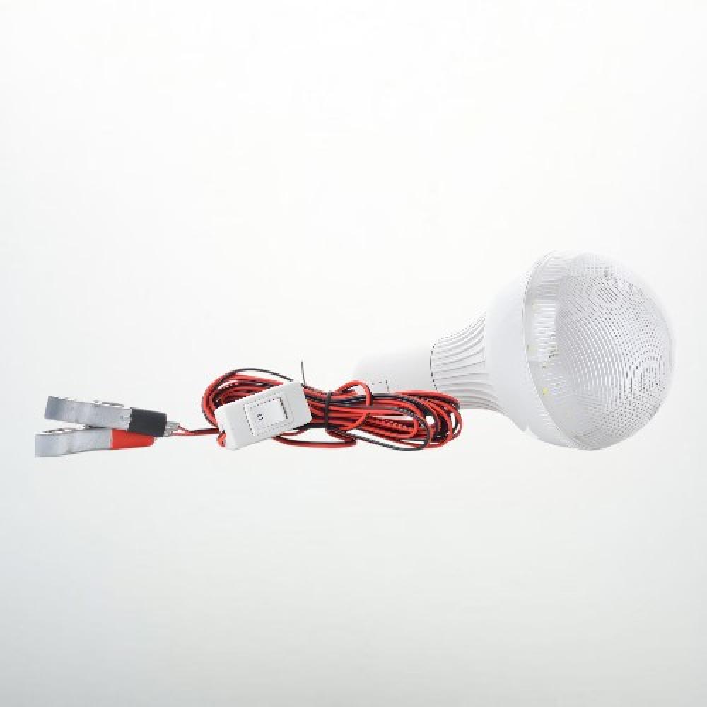 لمبة ليد تعمل على بطارية السيارة للرحلات و التخييم وحالات الطوارئ مع سلك  - 12W DC12V