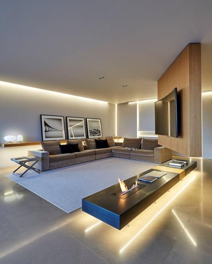 اضاءة الاستريب لايت وتأثيرها على المكان