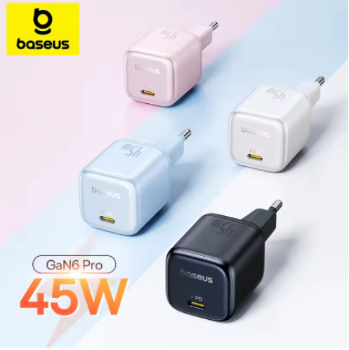 Baseus Picogo 45 واط شاحن يو اس بي PD QC 3.0 شاحن...
