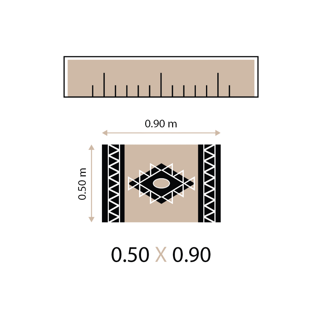 دعاسات منزلية مقاس 0.50X0.90