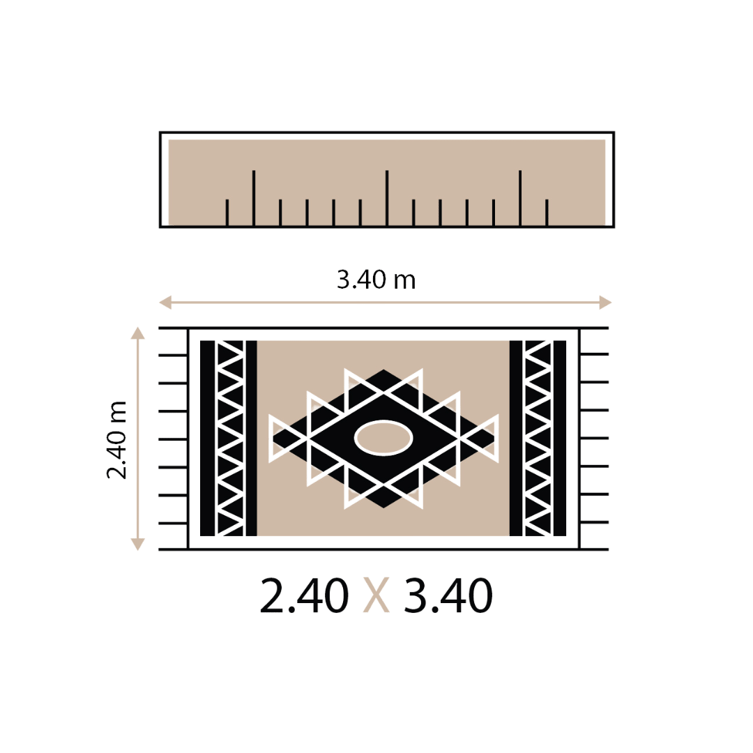 سجاد مقاس 2.40X3.40