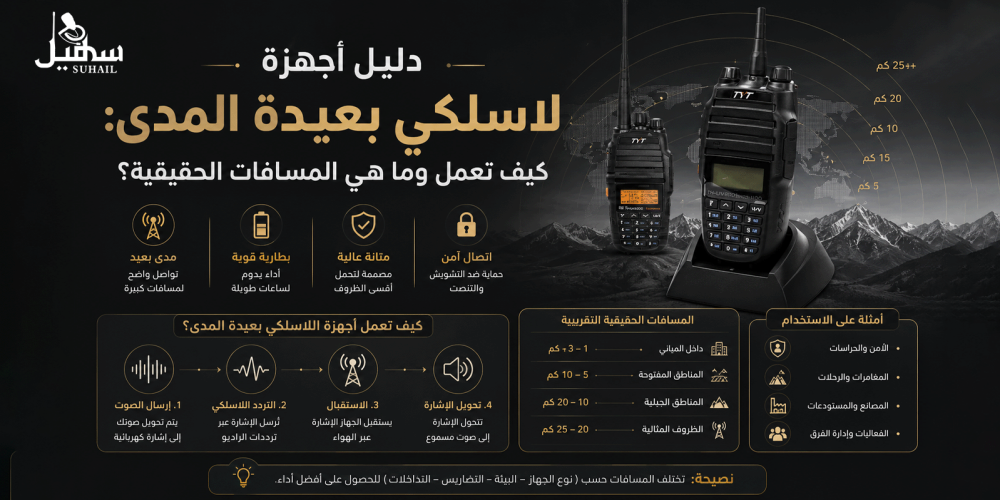 اجهزة لاسلكي بعيدة المدى