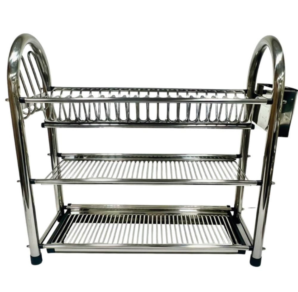 ستاند صحون استانلس ستيل بتصميم عملي ومنظم