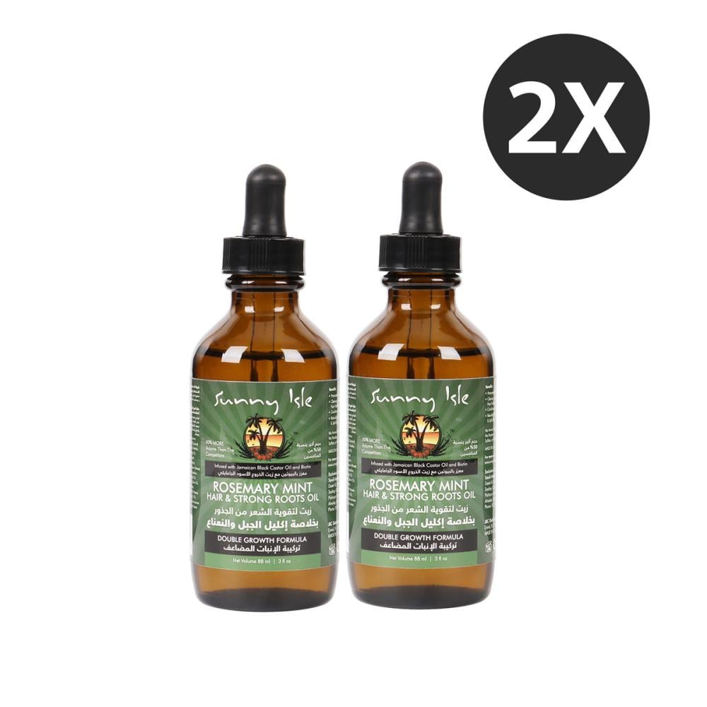حبتين من زيت لتقوية الشعر من الجذور بخلاصة إكليل الجبل والنعناع - 88 مل