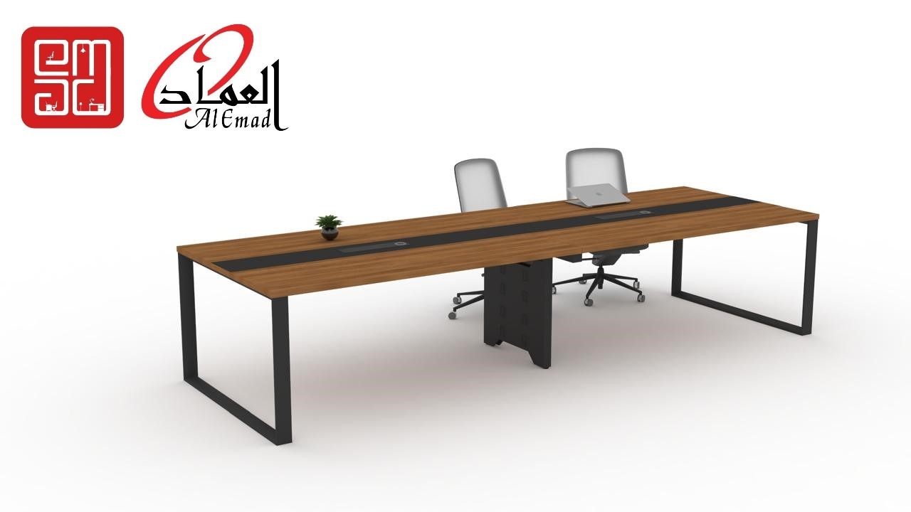 طاولة إجتمـاع مودرن جودة عالية 320 سم أسطح خشب مقاوم ومعالج