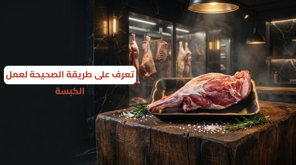 طبق الكبسة السعودية الشهي مع اللحم وصلصة الدقوس