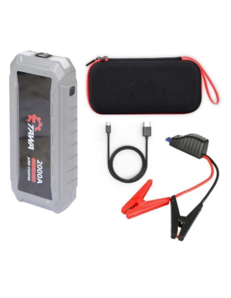 باور بانك و شاحن طوارئ للسيارات تاوا