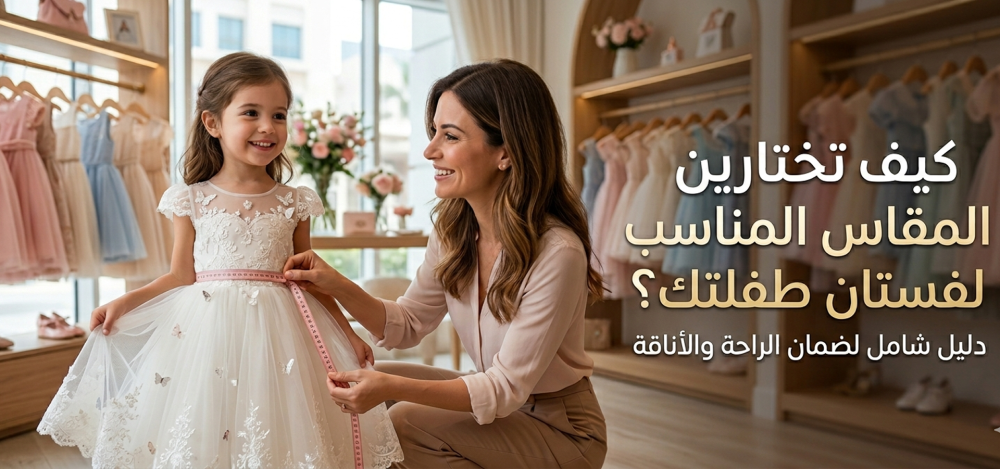 كيف تختارين المقاس المناسب لفستان طفلتك؟ — دليل شامل