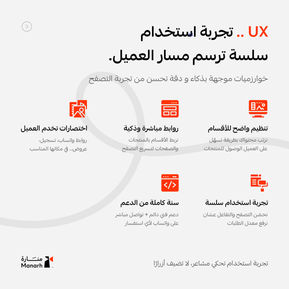 باقة تصميم واجهة المتجر UX/UI