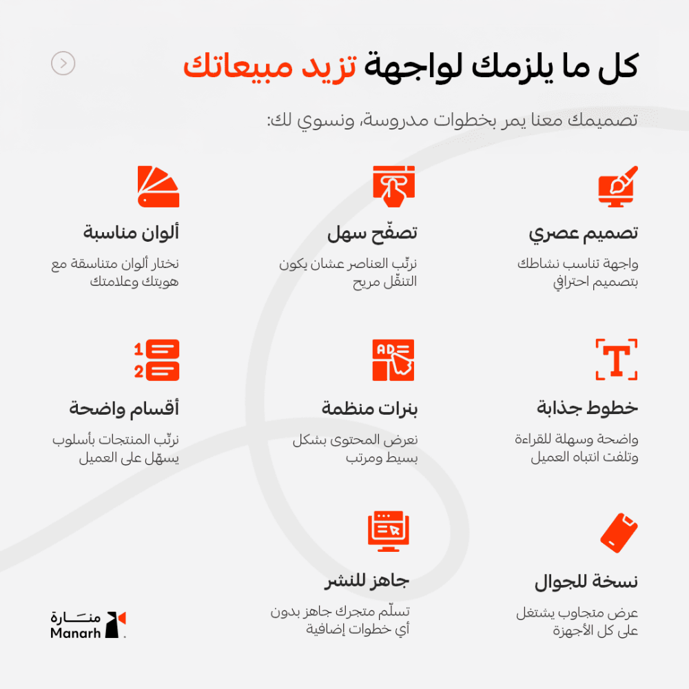 إعداد وتصميم واجهة المتجر على ثيم ملاك