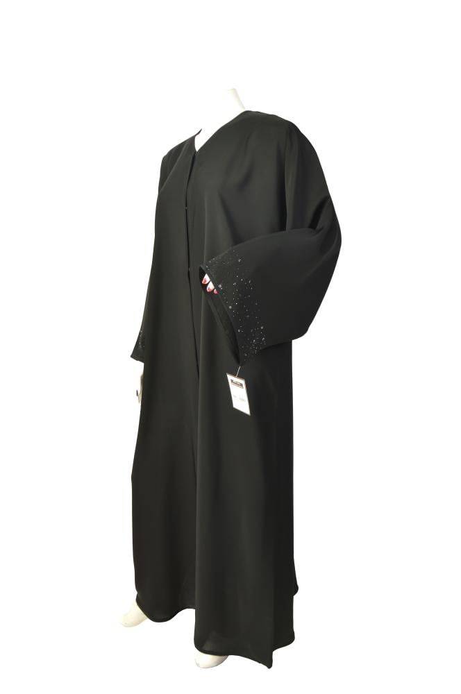 عباية حرير بكريستال