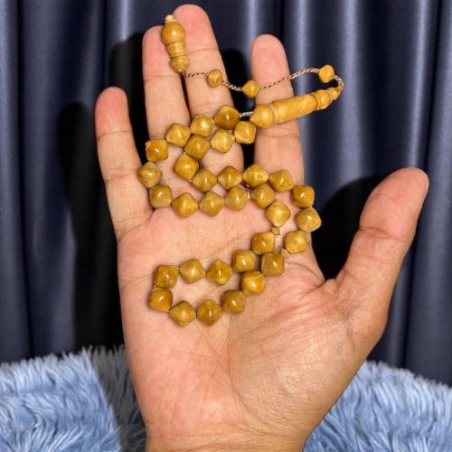 سبحة ثمرة الكوك الطبيعي - مقاس 10مل | 33 خرزة
