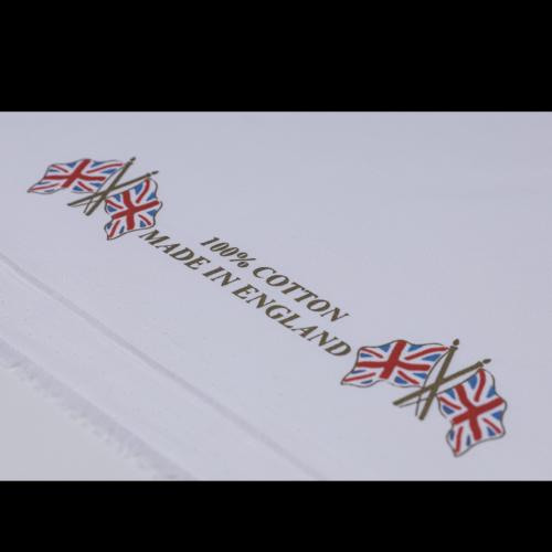 طاقة إنجليزي ابيض طبيعي 100% قطن