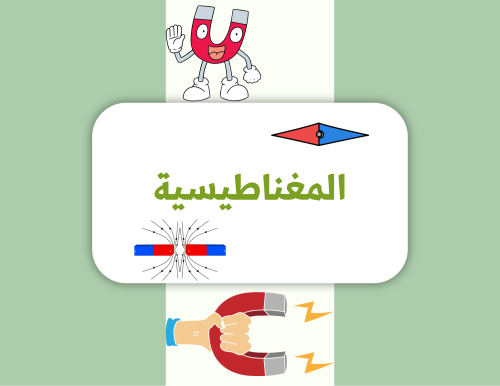 مطوية علوم رابع ابتدائي (المغناطيسيه) الترم الثالث