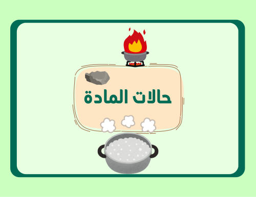 حل نشاط حالات المادة