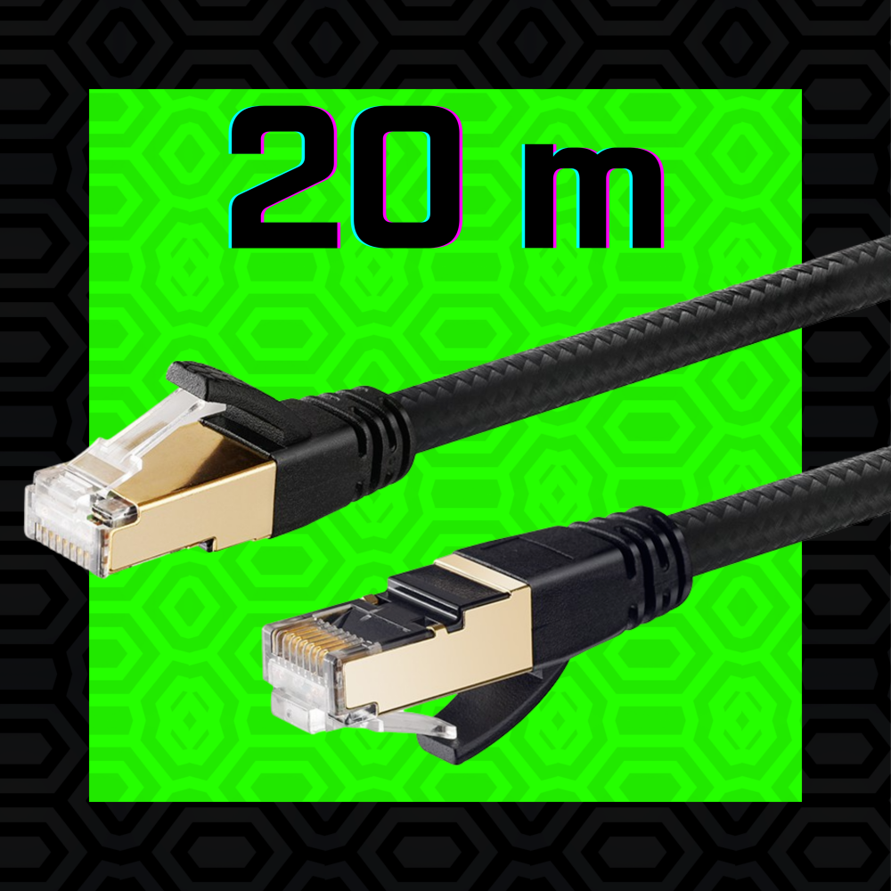 TURTUS CAT8 ethernet cable (20 m) - TURTUS تورتس