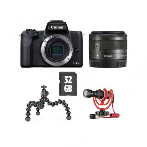 Canon EOS M50 (Mark II) Vlogger Kit