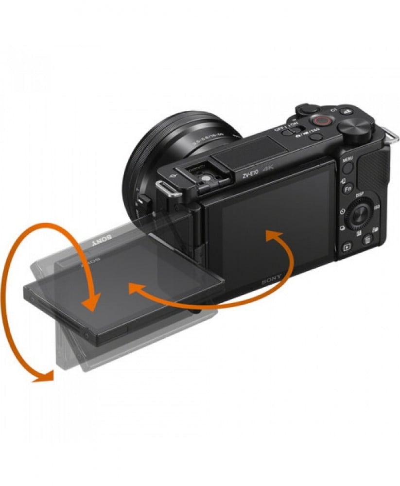 محلي - Sony ZV-E10 Interchangeable-Lens Vlog Camera