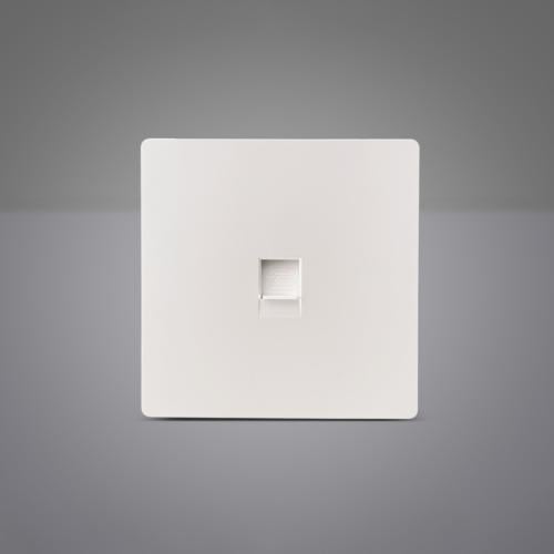 مفتاح تلفون ابيض مطفي مخملي DX