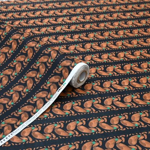 قطن ليبرتي نسائي بنقشة بيزلي فاخرة