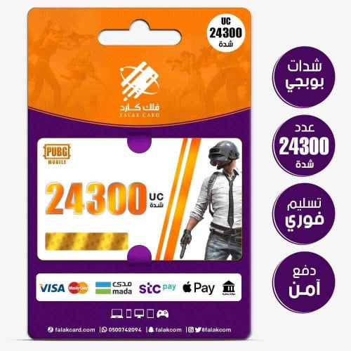 24300 شدات ببجي