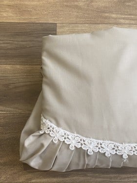 شرشف رداء الصلاة بناتي - بخنق رمادي - طول 160cm من...