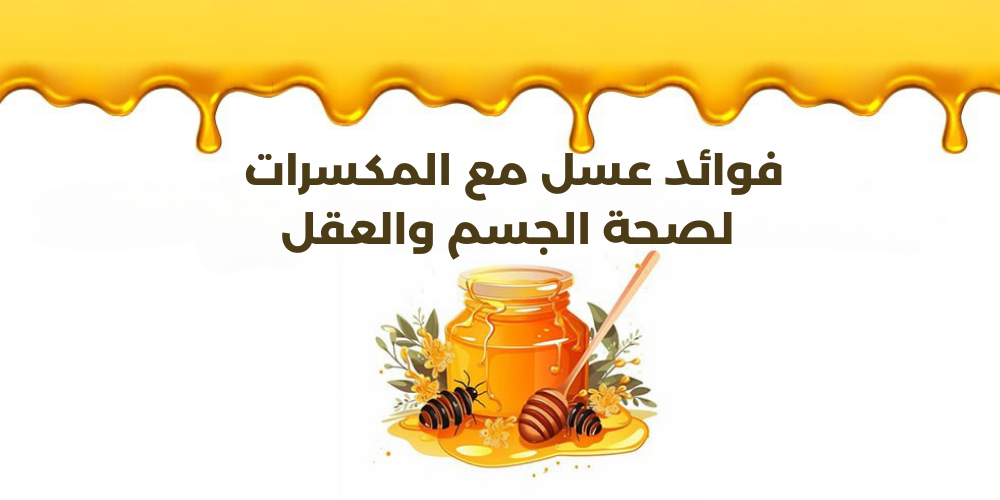 فوائد عسل مع المكسرات لصحة الجسم والعقل